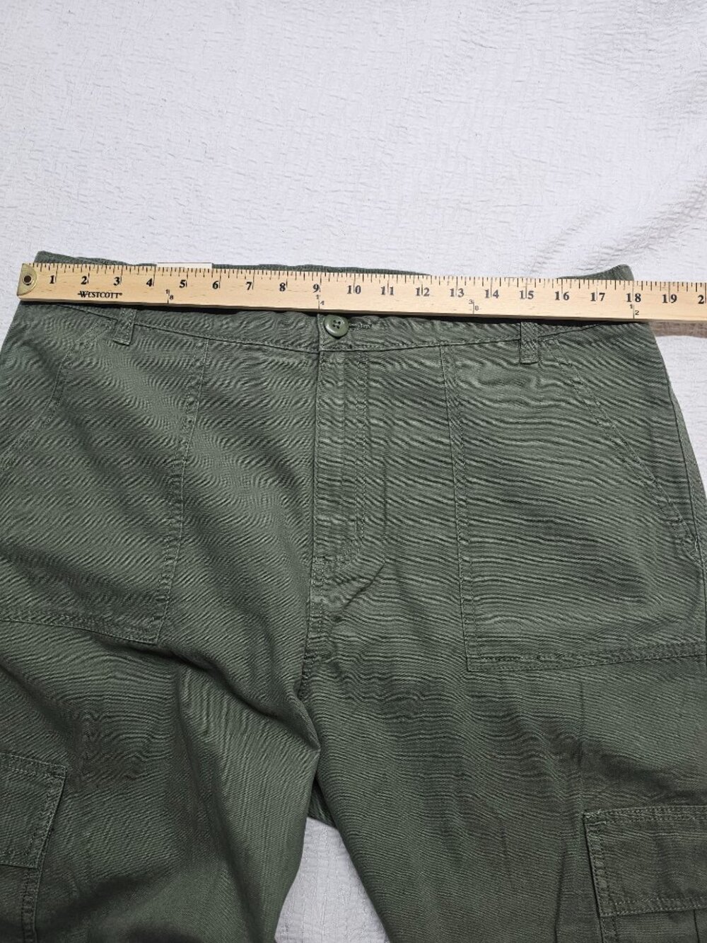 Aeropostale Women's Relaxed Fit Mid Rise  Straight Leg Utility Cargo Pants XL - Picture 5 of 6